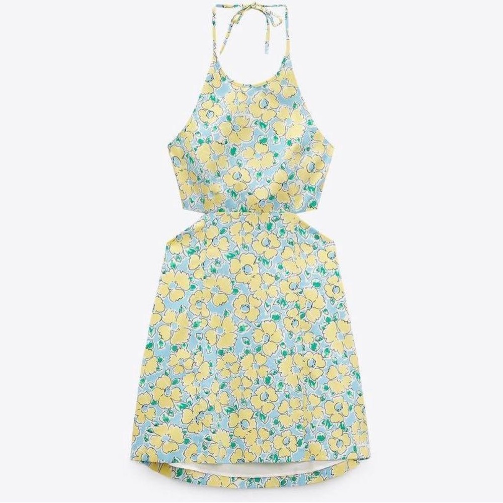 Floral Cut Out Zara Summer Dress